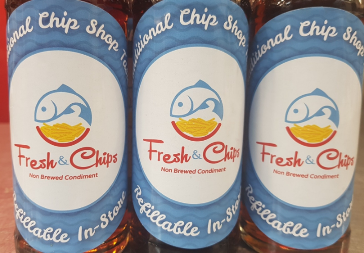 Chip Shop Vinegar Bottle 